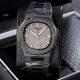 Best Replica Patek Philippe Nautilus Frosted Watch Solid Black 40mm (7)_th.jpg